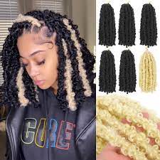 This is made with full lace wig. Butterfly Locs Crochet Braids 12 Inch 5 Packs Black With 1 Pack 613 Bl Rosebony