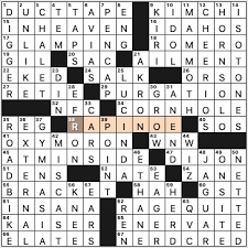 After that you will have 1 difficult puzzle. Saturday September 26 2020 Diary Of A Crossword Fiend