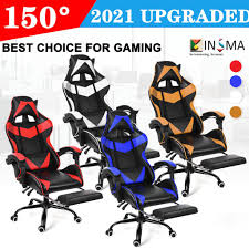 Be it pubg, fortnite or fifa, where you have to be on your toes, these comfy gaming chairs will help you take your. Buy Insma 150 Lying Gaming Chair Ergonomic Pvc Office Recliner Adjustable Footrest Lift And Swivel Function For Wcg Game Computer Chair At Affordable Prices Price 144 Usd Free Shipping Real Reviews