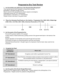 Progressive Era Test Review