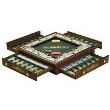 Deluxe Monopoly Franklin Mint Custom Monopoly Wood Games Monopoly
