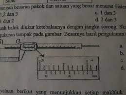 Sebuah balok diukur ketebalannya dengan jangka sorong skala yang ditunjukkan dari hasil pengukuran tampak pada gambar besarnya hasil pengukuran adalah. Sebuah Balok Diukur Ketebalannya Dengan Jangka Sorong Skala Yg Digunakan Ditunjukan Dari Hasil Brainly Co Id