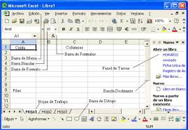 Resultado de imagen para elementos basicos de excel