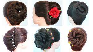It is an excellent way to make a modest wedding dress pop. 6 Easy And Beautiful Hairstyles For Party Wedding Guest Hairstyles Simple Hairstyles Hairstyle Youtube