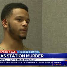 Gas station murder suspect proclaims innocence