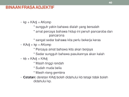 Frasa adjektif frasa sendi nama. Frasa Nama Dan Frasa Adjektif Ppt Download