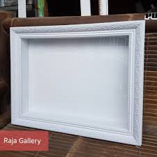 Foto background biru calon pengantin. Jual Frame Bingkai Foto Mahar 3d 17r 30x40cm A3 30x42cm Ukir Putih Kota Depok Raja Gallery Tokopedia