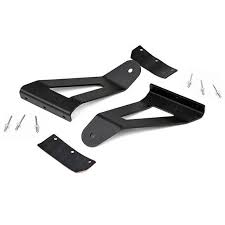 Rough Country Jeep Cherokee Xj 50 In Curved Led Light Bar Upper Windshield Mounting Brackets Poly Performance