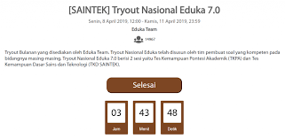 Maaf sebelumnya kak untuk try out eduka kok tidak ada pembahasan soalnya ya kak?. Pembahasan Soal Eduka System Masnurul