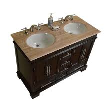 ashley dark walnut double sink vanity