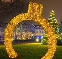 Factory Price Christmas Arch LED Motif Ring Lights ...