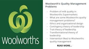 Analysis S Of Factors Leading To Woolworth S Quality Management Problems Business Case Leadership Traits Leadership Theories