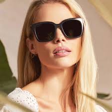 DIFF Eyewear Bella Black Grey Polarized Sunglasses