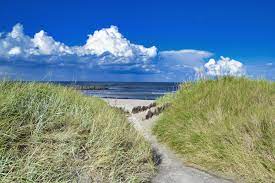 Brasilien liegt direkt am meer und hat einen wunderschönen, weißen sandstrand, der flach ins wasser abfällt. Brasilien Ostsee
