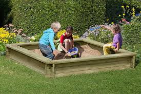 Gartenpirat Sandkasten 180 X 180 X 30 Cm Aus Holz In 2020 Sandkasten Kasten Spielzeug Draussen