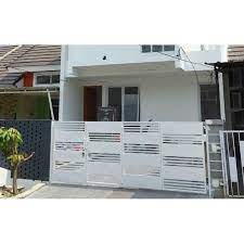 Maybe you would like to learn more about one of these? Pagar Rumah Minimalis Modern Pintu Gerbang Rumah Pagar Putih Shopee Indonesia