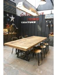 Table Industrielle Table Salle A Manger Salle A Manger 12 Personnes Meuble Salle A Manger