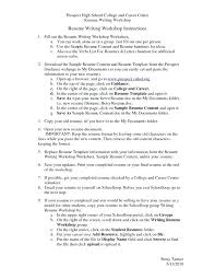 college student resume choice image