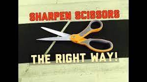 How do i sharpen dull scissors? How To Sharpen Common Household Fiskars Scissors Edgeproinc Com Youtube