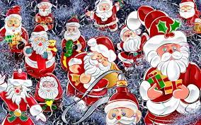 He brings gifts for good children on 24th december or the christmas eve. Wallpaper Merry Christmas Santa Claus Cartoons Best Free Download Backgrounds