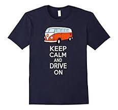 Amazon Com Keep Calm And Drive On T Shirt Clothing