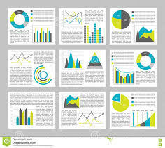 Graphs Flat Concept Stock Vector Illustration Of Data