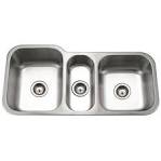 42Triple Bowl Stainless Steel Sink - m