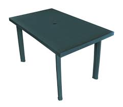 Poussière, moisissures, plastique jauni ou tâché : Vidaxl Table De Jardin Vert 126 X 76 X 72 Cm Plastique Vidaxl Fr