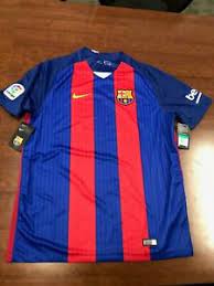 Nike messi #10 fc barcelona home men's soccer jersey 2016/17. Nike Fc Barcelona 2016 2017 Home Jersey Kit Xl Ebay