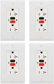 Get the best deal for gfci outlet from the largest online selection at ebay.com. 4 Pack 20amp Gfci Outlet Receptacle Tamper Resistant Etl Listed Gfi Tr Wr Gfci Ebay