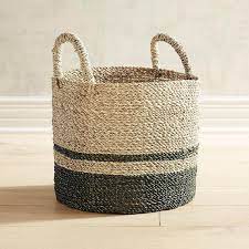 Maybe you would like to learn more about one of these? Harden Green Natural Black Seagrass Round Baskets