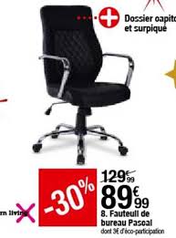 Chaise de bureau confortable et pas cher chaise haute d'atelier et de bureau made.com chaise bureau chaise de bureau kinnarps chaise de bureau en toile chaise de bureau rose avec accoudoirs chaise de bureau enfant violette chaise. Offre Fauteuil De Bureau Pascal Chez But