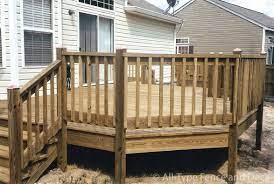 Deck Railing With Cooper Metal Post Point Caps Jpg 1174 789 Deck Railing Design Balcony Railing Design Wood Deck Railing