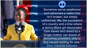 Amanda gorman, who became the country's first youth poet laureate in 2017, will read a poem she has written for the occasion called 'the hill we climb.' jennifer lopez and garth brooks also will perform. Bzyfzpmibq0uxm