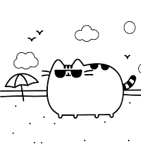 Pusheen is a cartoon cat who is the subject of comic strips and sticker sets on facebook. Pusheen Coloring Pages Print Them Online For Free