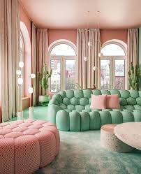 Hardrawgathering.com > living room > gray mint green paint living room. A Pastel Pink And Mint Green Color Palette Creates A Statement Interior For This New York Apartment