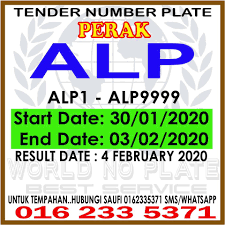 Ini adalah no plat yang dikeluarkan khas untuk badan tertentu atau peristiwa tertentu yang mana menjadikan bidaan no plat ini sangat tinggi kerana ia adalah terhad. Tempahan Nombor Plat Dan Tender Number Plate Facebook