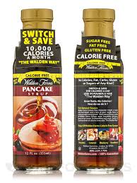 Each flavored pump packs in about 20 calories and five grams of sugar. Pancake Syrup 12 Fl Oz 355 Ml