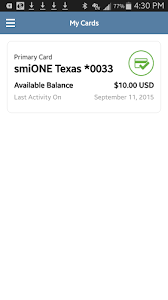 This option will automatically put support payments in your smione prepaid card account. Smione Texas Visa Prepaid Card 2 0 7 Apk Android 2 3 3 2 3 7 Gingerbread Apk Tools