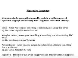 Hyperboles are obvious exaggerations used to make a point. Figurative Language Metaphor Simile Personification Hyperbole Teaching Resources