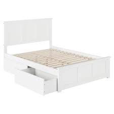 Our diy platform bed (with storage) for our tiny shipping container house is starting to gain shape! Pemberly Row Traditional Hardwood Storage Platform Bed Full White Walmart Com Walmart Com