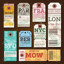 Book luggage storage in sydney at central station, bondi junction, darling harbour & more. Retro Baggage Tags Vector Illustration Luggage Label From Rome Royalty Free Cliparts Vectors And Stock Illustration Image 66178737
