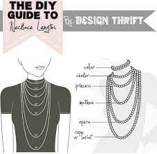 Diy Necklace Length Guide Jewelry Diy Crafts Necklace Necklace Lengths Necklace Length Guide Diy Necklace