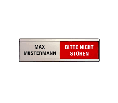 Das Turschild Bitte Nicht Storen Aus Alu Profil Mit Seitlichen Schwarzen Endkappen Mit Silikon Klebestreifen Turschilder Bitte Nicht Storen Schild Schilder
