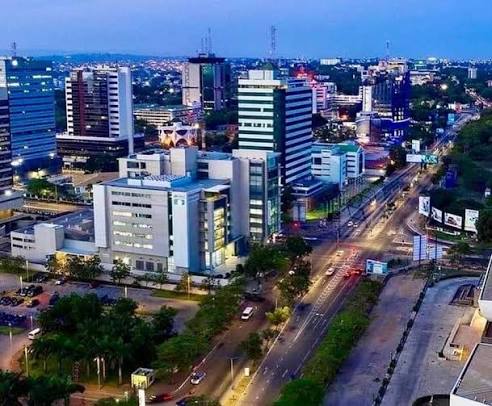 Beautiful Accra city by Night, Ghana 🇬🇭