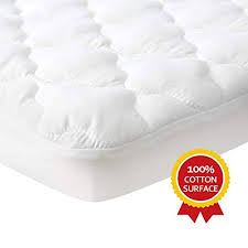 Waterproof Pack N Play Mattress Pad Protector Comfortable And Durable Cotton Fabric Fitted Baby Portable M In 2020 Mini Crib Pack N Play Mattress Crib Mattress Cover