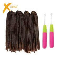 x tress 20inch soft dreadlocks crochet braids kanekalon