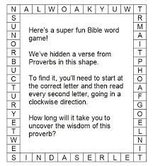 Bible brain quest for kids. Bible Games And Puzzles Try These Puzzling Proverbs