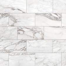 Large format tile was considered to be 12 x 12 (300mm x 300mm) tile. True Porcelain Co Renoir Inspiration 12 In X 24 In Glazed Porcelain Marble Look Floor Tile In The Tile Department At Lowes Com