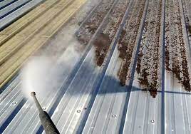 Spray your roof down with wet & forget. Metal Roof Cleaning Vancouver Bc So Clean Home Services